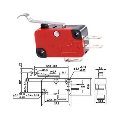 V-154-1C25 Micro Switch 3-Pin - 3