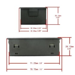 VAC9010H 10-90V 100A Voltmetre Ampermetre - Batarya Kapasite Yöneticisi - 3