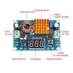 VHM-411 5A 100W Voltage Booster Step Up Regulator Board - 3