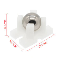 W420 Mini Steel Ball Caster Wheel - 3
