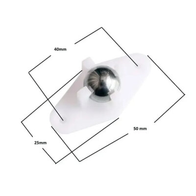 W420 Steel Ball Caster Wheel - 4