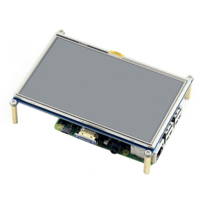 WaveShare 5-inch 800x480 Resistive Touch HDMI Display - 2