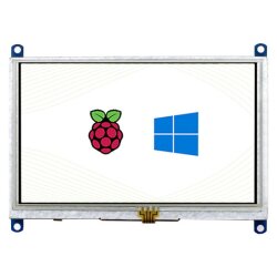 WaveShare 5-inch 800x480 Resistive Touch HDMI Display 
