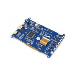 WaveShare 5 Inch (G) 800x480 Touchscreen HDMI Display - 2