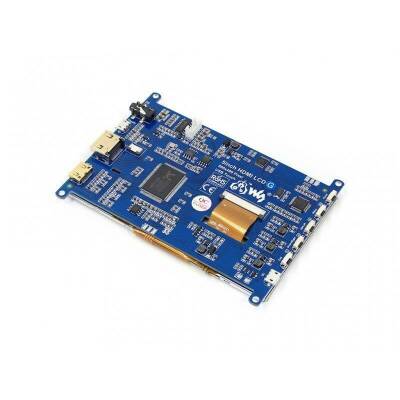 WaveShare 5 Inch (G) 800x480 Touchscreen HDMI Display - 2