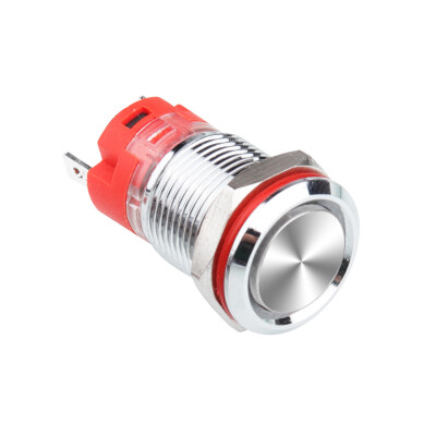 WD12D-P1Z 12mm Düz Anahtarlı Metal Buton - 1