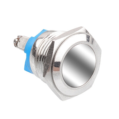 WD16H-P0 16mm Düz Yaylı Metal Buton - 1