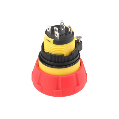 WD16M-M2Z-D 16mm Işıklı Plastik Acil Stop Butonu 2NO - 3