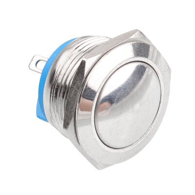 WD19H-Q1 19mm Ball Head Momentary Metal Button - 1