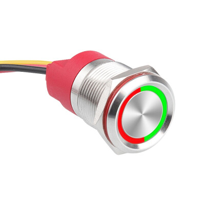 WD19T-P2-E 19mm Touch Metal Button - Dual Color - 1