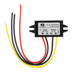 WG-1224S0503 DC-DC 12/24V'den 5V 3A Voltaj Düşürücü Modül - 1