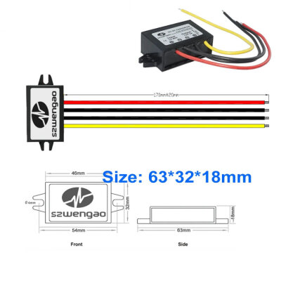 WG-1224S0510P DC-DC 12/24V'den 5V 10A Voltaj Düşürücü Modül - 3