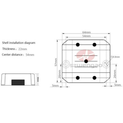 WG-12S2403 DC-DC 12V to 24V 3A Voltage Booster Module - 3