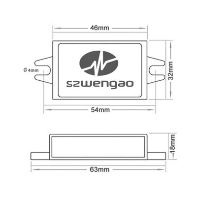 WG-24S1205P DC-DC 24V to 12V 5A Voltage Reducer Module - 3