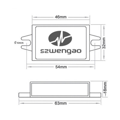 WG15-50S1203P DC-DC 15-50V to 12V 3A Voltage Reducer Module - 3