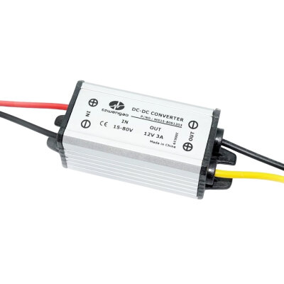WG15-80S1203 DC-DC 15-80V to 12V 3A Voltage Reducer Module - 1
