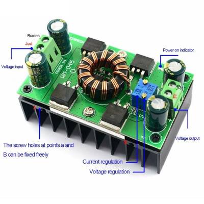 WM-045 DC-DC 150W Voltage Step Up and Step Down Regulator Module - 4