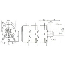 WTH118-2W Triple 47K 2W Single Turn Potentiometer - 2