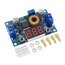 XL4015 5A Dijital Ekranlı Ayarlanabilir Voltaj Düşürücü Modül - 1