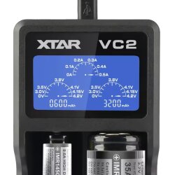 Xtar VC2 Li-ion 18650 Battery Charger - 4