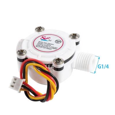 YF-S302 3.5-24V Water Flow Sensor (Marine) Flowmeter G1/4'' 0.3-6L/Dk - 2