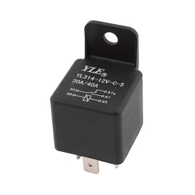 YL314-12V-C-S 12V 30A/40A Automotive Relay 5-Pin - 1