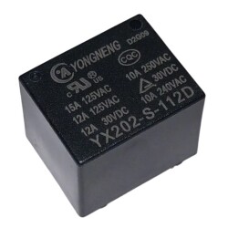 YX202-S-112D 12V 10A Relay 5-Pin 