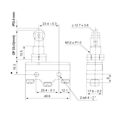 Z-15GQ22-B Micro Switch 3-Pin - 2