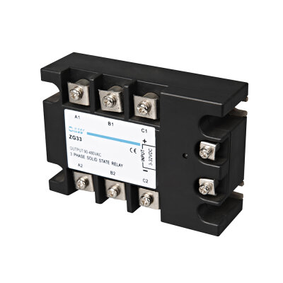 ZG33-325B 3-Phase Solid State Relay 25A - 3-32VDC Input 90-480VAC Output - 3