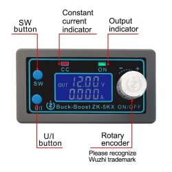 ZK-5KX 0.6-36V 5A Ekranlı Voltaj Düşürücü - Yükseltici Modül - 3