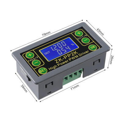 ZK-PP2K 8A PWM Motor Hız Kontrol Cihazı - Sinyal Jeneratörü - 4