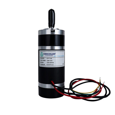 ZYT52RA 24V 570Rpm Planetary Geared Motor with Encoder - 1